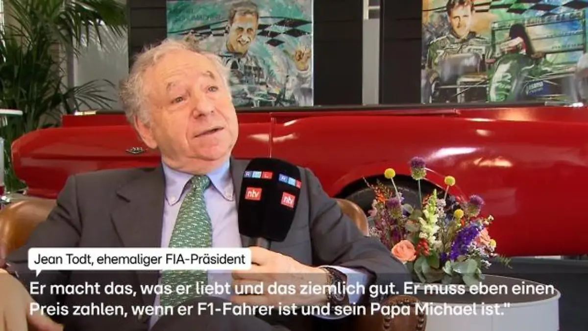 "Ja, es ist wahr, ich schaue Rennen mit Michael" Rührendes Todt-Geständnis