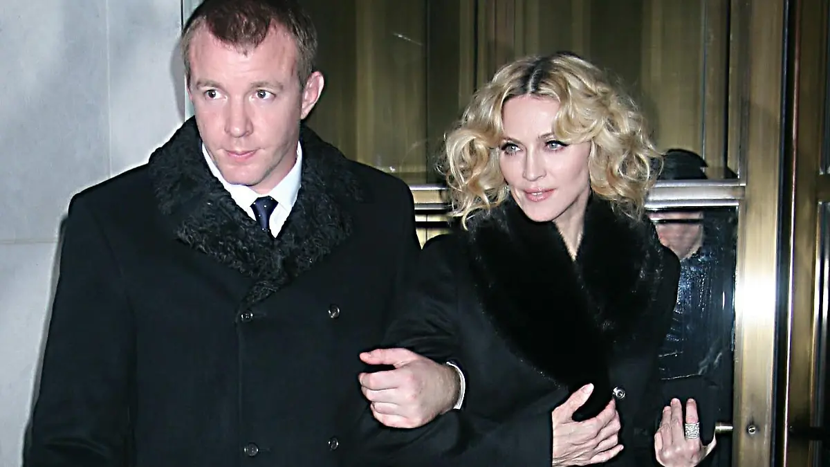 Madonna and Guy Ritchie at the Revolver screening after-party at the Gramercy Park Hotel.