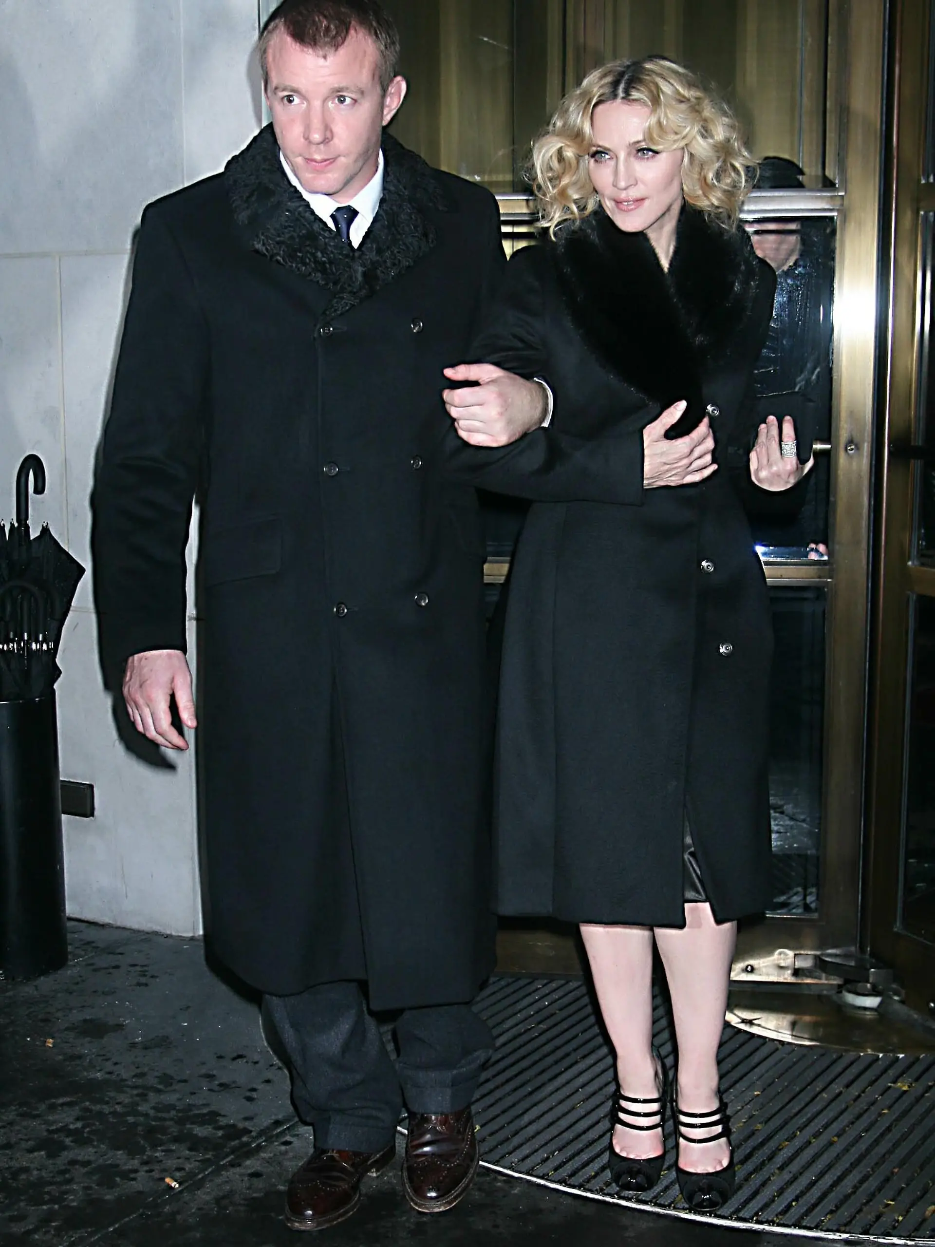 Madonna and Guy Ritchie at the Revolver screening after-party at the Gramercy Park Hotel.