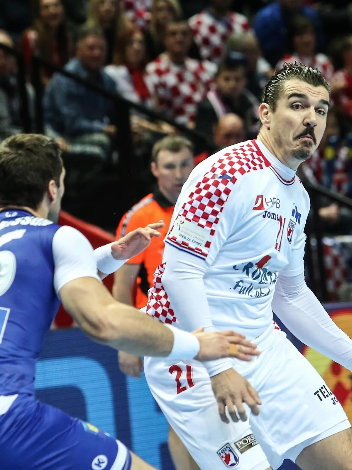 European Handball Championship, Group A, 2nd round, Iceland - Croatia 14.01.2018., Croatia, Spaladium Arena, Split - Spaladium Arena, Split - European Handball Championship, Group A, 2nd round, Iceland - Croatia. Denis Buntic PUBLICATIONxINxGERxSUIxAUTxHUNxONLY IvoxCagalj/PIXSELL  