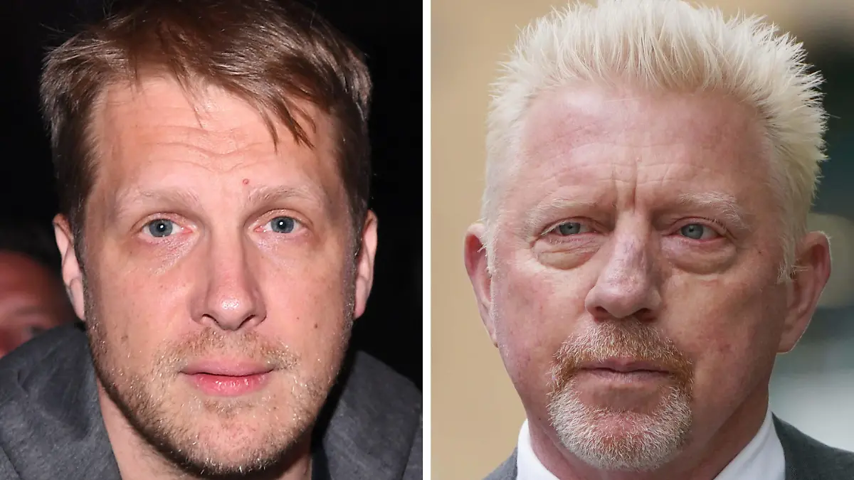 ARCHIV - 28.06.2022, ---: KOMBO - Oliver Pocher, Comedian (Archivfoto vom 26.03.2022) und Boris Becker, ehemaliger Tennis-Profi (Archivfoto vom 29.04.2022). Die Zivilklage von Ex-Tennisstar Boris Becker gegen den TV-Komiker Oliver Pocher wird am Dienstag (15. November) vor Gericht verhandelt werden. Weder Pocher noch Becker, der wegen Insolvenzverschleppung in einem britischen Gefängnis einsitzt, müssen vor Gericht erscheinen, wie das Landgericht in Offenburg (Baden-Württemberg) mitgeteilt hatte. (zu dpa-Bericht «Boris Becker herabgewürdigt? Gericht verhandelt über Klage») Foto: --/Kirsty O'connor/Revierfoto/PA Wire/dpa +++ dpa-Bildfunk +++