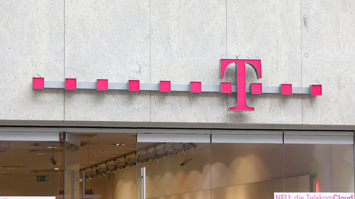 Munich, Germany - February 18, 2012: Logo of Deutsche Telekom on a shop in Munich, Germany. There are around 750 so called "T-Punkt" shops which sell products and services of Deutsche Telekom.