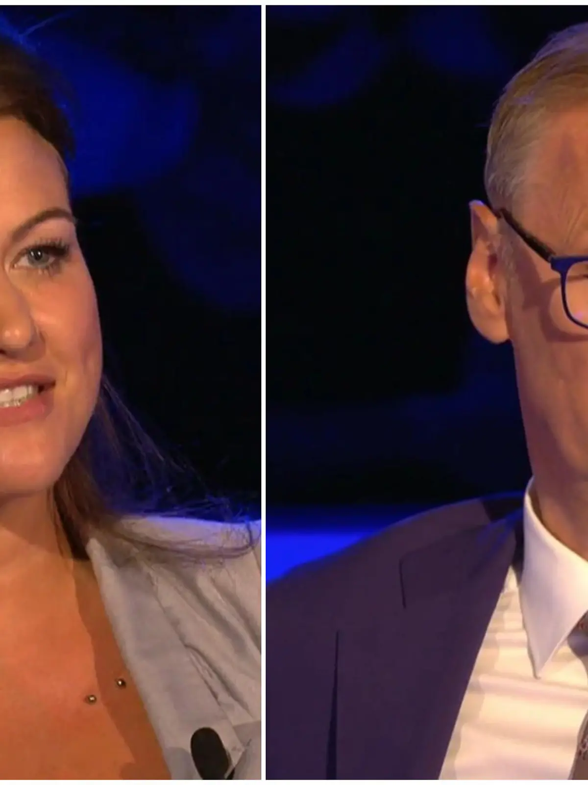 Ob „Wer wird Millionär?“-Kandidatin Sandra Maria Hanser wirklich vier Tage lang schweigen kann? Moderator Günther Jauch hat da so seine Zweifel.