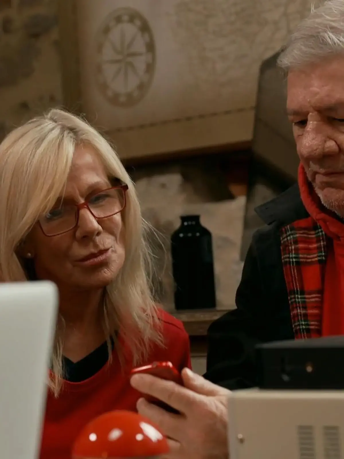 Ulrike von der Groeben und Claude-Oliver Rudolph tun sich schwer.