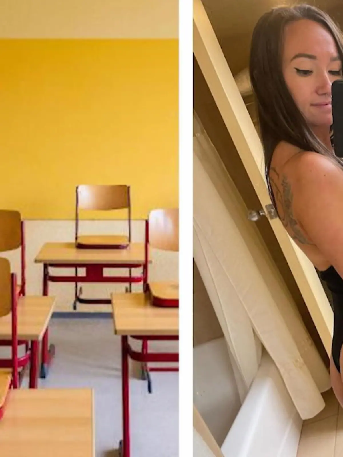 Am Tag Lehrerin, in der Nacht Pornodarstellerin - Der Job könnte unterschiedlicher nicht sein, das Arbeitsumfeld bleibt trotzdem gleich: Samantha Peer dreht in ihrem Klassenzimmer nämlich Sexvideos.