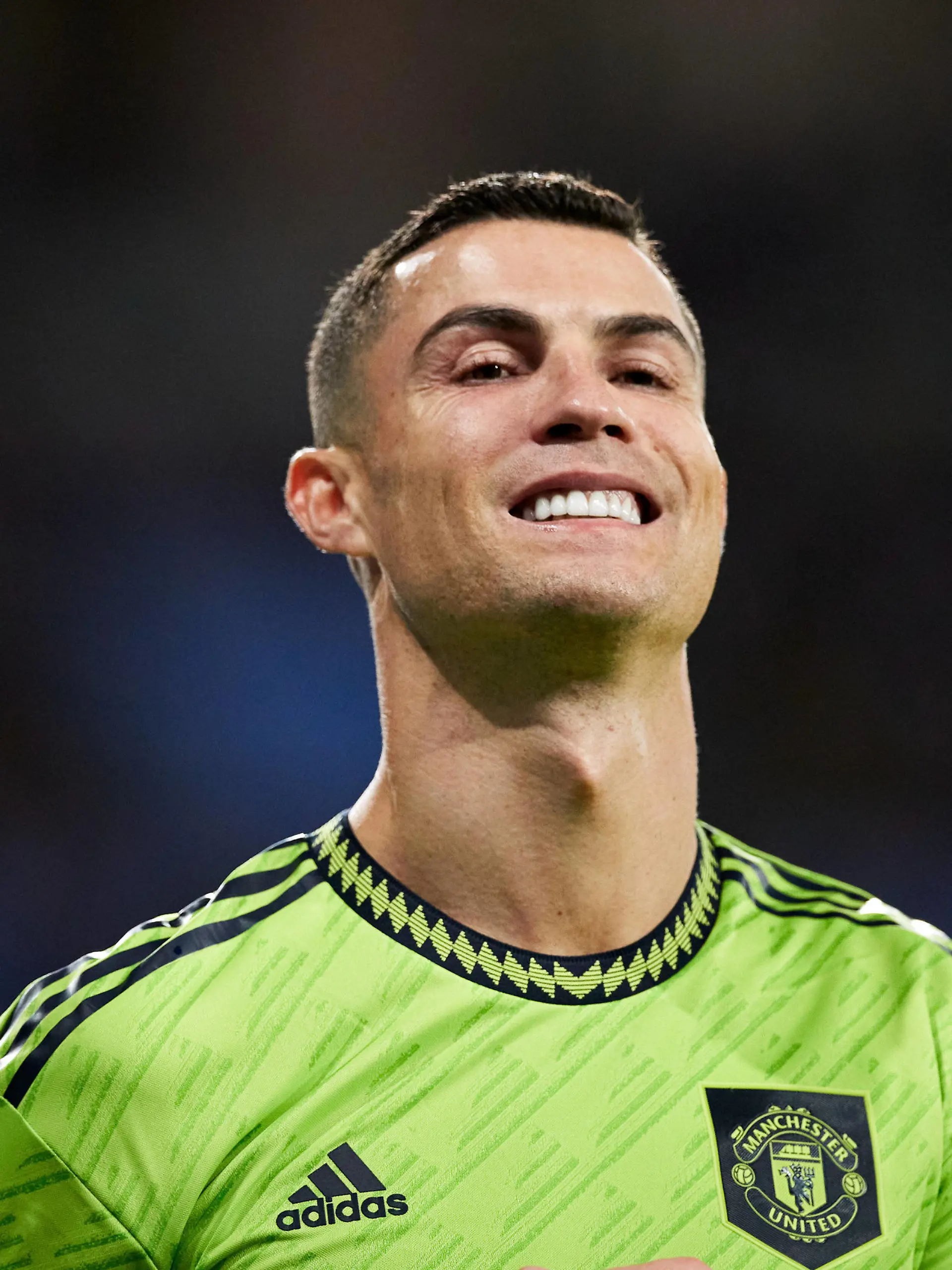  November 3, 2022, SAN SEBASTIAN, GUIPUZCOA, SPAIN: Cristiano Ronaldo of Manchester United, ManU reacts during the UEFA Europa League group E match between Real Sociedad and Manchester United at Reale Arena on November 3, 2022, in San Sebastian, Spain. SAN SEBASTIAN SPAIN - ZUMAa181 20221103_zaa_a181_012 Copyright: xRicardoxLarreinax