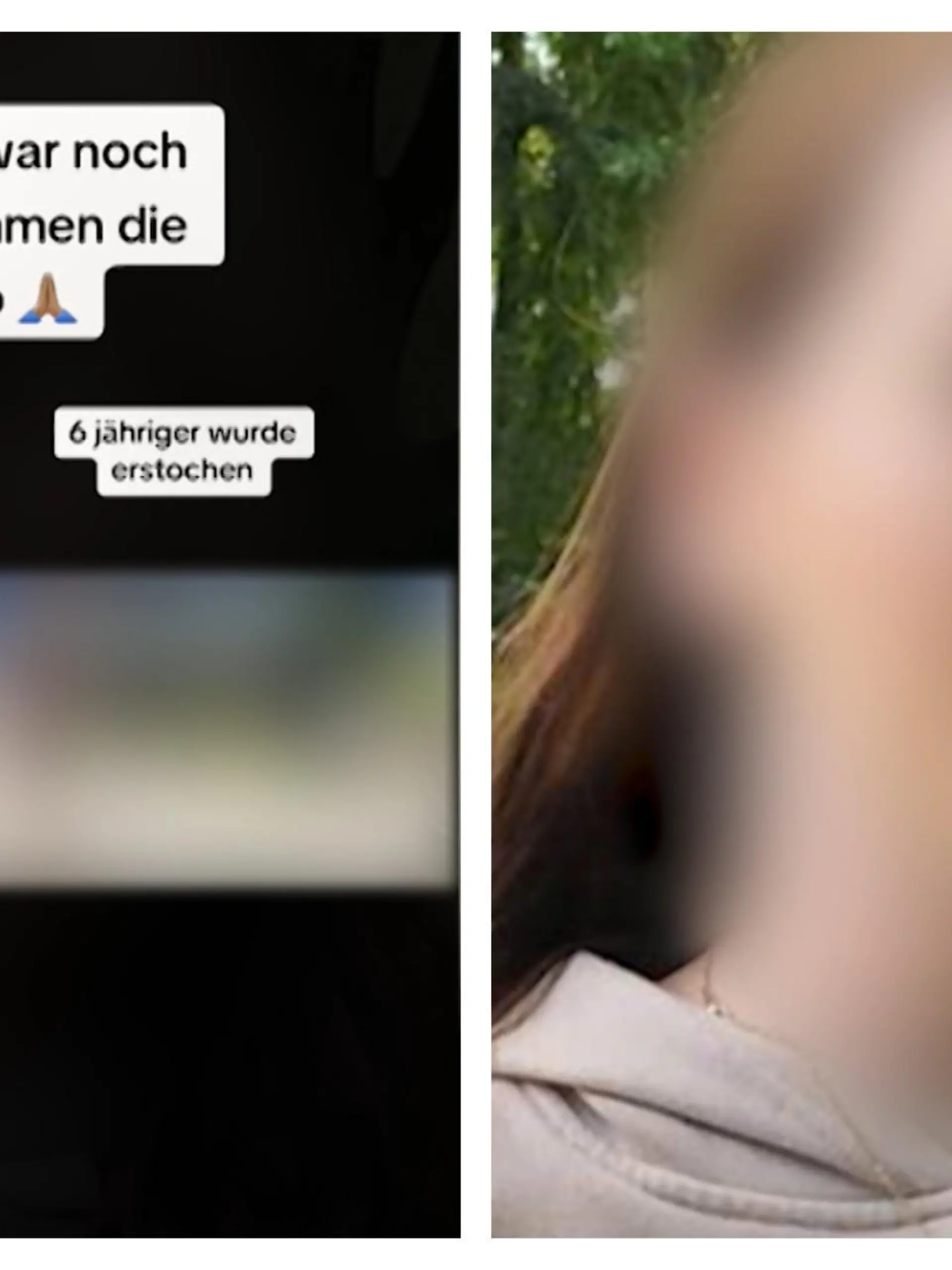 Es sind verstörende Aufnahmen! 

Der mutmaßliche Mörder von Marie Sophie, René G., zeigt sich in dem Video mitfühlend. Er reagiert via TikTok-Funktion auf einen Fernsehbeitrag, in dem es um den getöteten Joel (6) aus Pragsdorf geht. In Anbetracht der ihm vorgeworfenen Tat wirkt diese Reaktion irritierend. 
