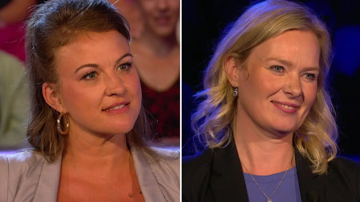 Wieder einmal Frauenpower bei „Wer wird Millionär?“:  Sandra Maria Hanser und Svea Jacobsen quizzten sich erfolgreich durch Günther Jauchs Fragen.