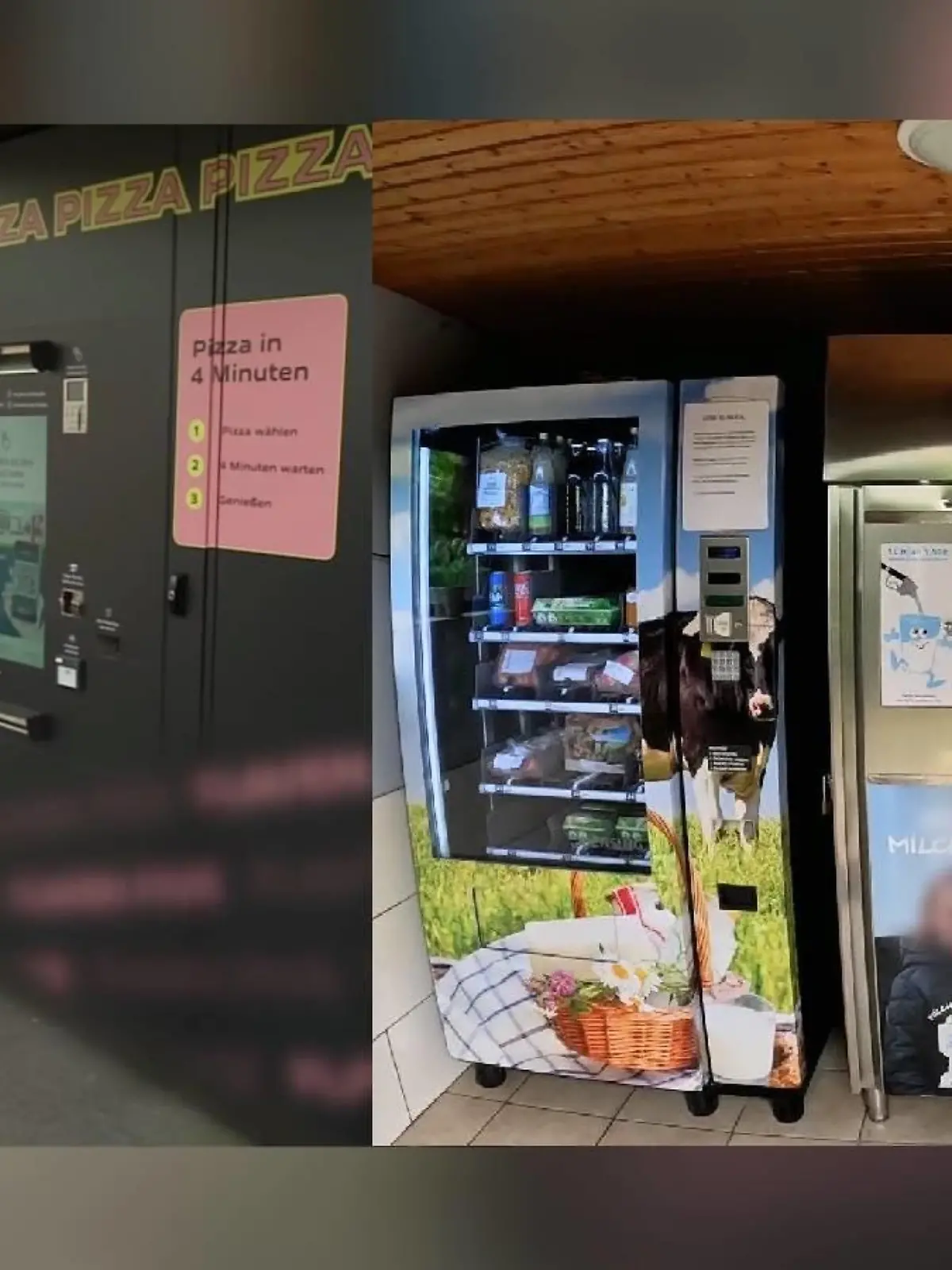 Immer mehr Betriebe bieten ihre Produkte mittlerweile in Automaten an. So können Kunden neben Fleisch beispielsweise auch Milch oder Obst unabhängig von Öffnungszeiten einkaufen – sogar an Sonn- und Feiertagen! Und auch Pizzen gibt es immer öfter statt vom Profi vom Automaten gebacken. Doch können die Produkte aus dem Lebensmittelautomaten in unserem Test überzeugen?