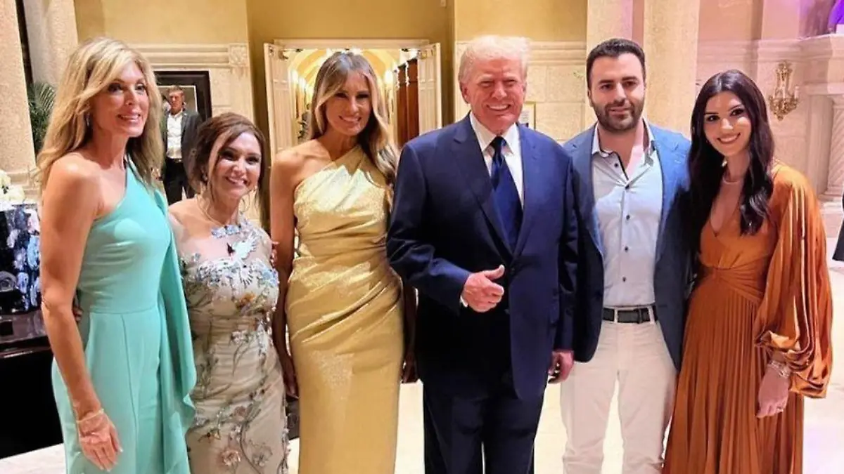 Hier strahlt Donald Trump mit seiner Patchwork-Familie