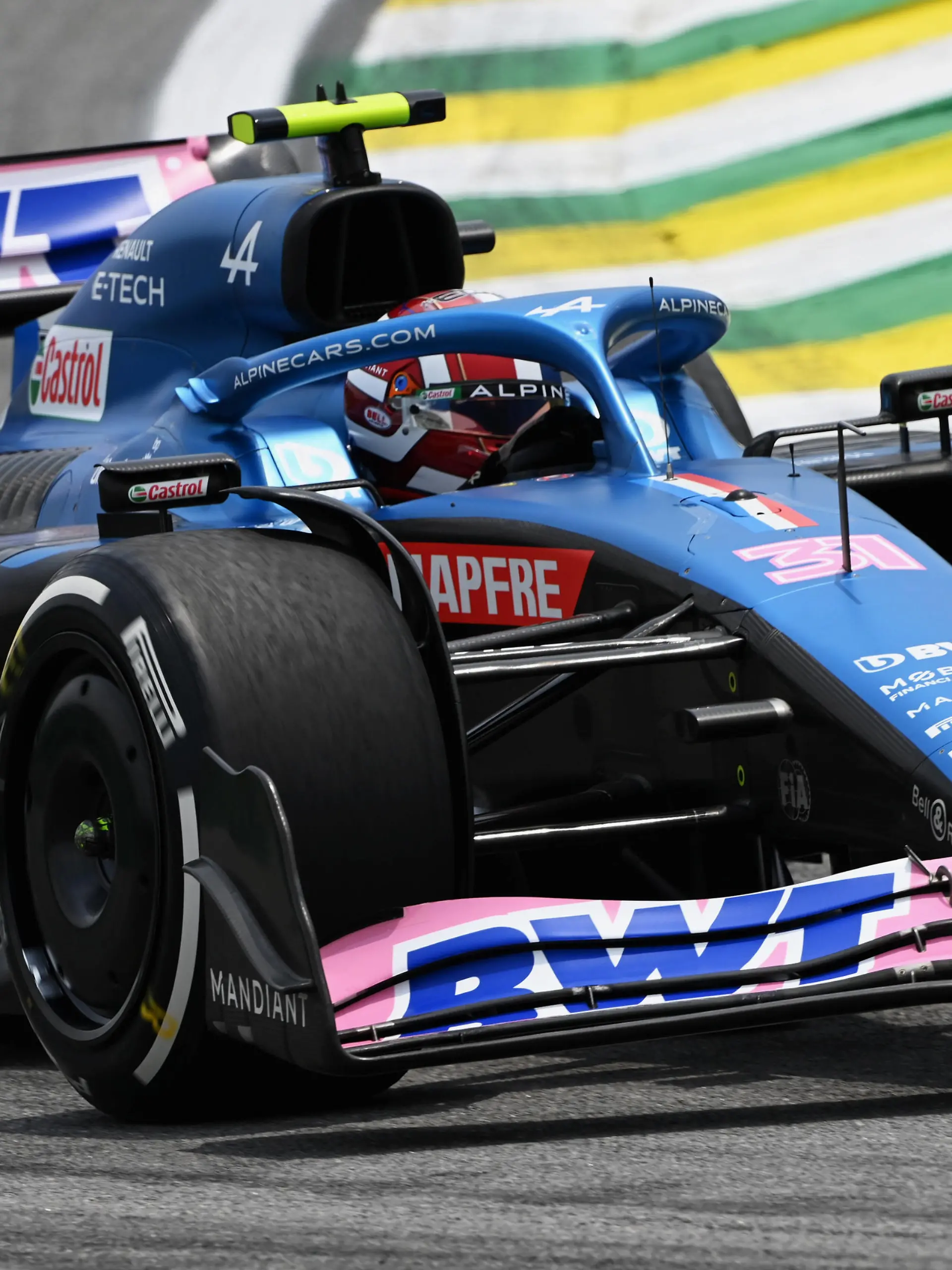 Formula 1 2022: Sao Paulo GP AUToDROMO JOS CARLOS PACE, BRAZIL - NOVEMBER 11: Esteban Ocon, Alpine A522 during the Sao Paulo GP at Autodromo Jos Carlos Pace on Friday November 11, 2022 in Sao Paulo, Brazil. Photo by Mark Sutton / Sutton Images Images PUBLICATIONxINxGERxSUIxAUTxHUNxONLY GP2221_123137DSC_1746-1 