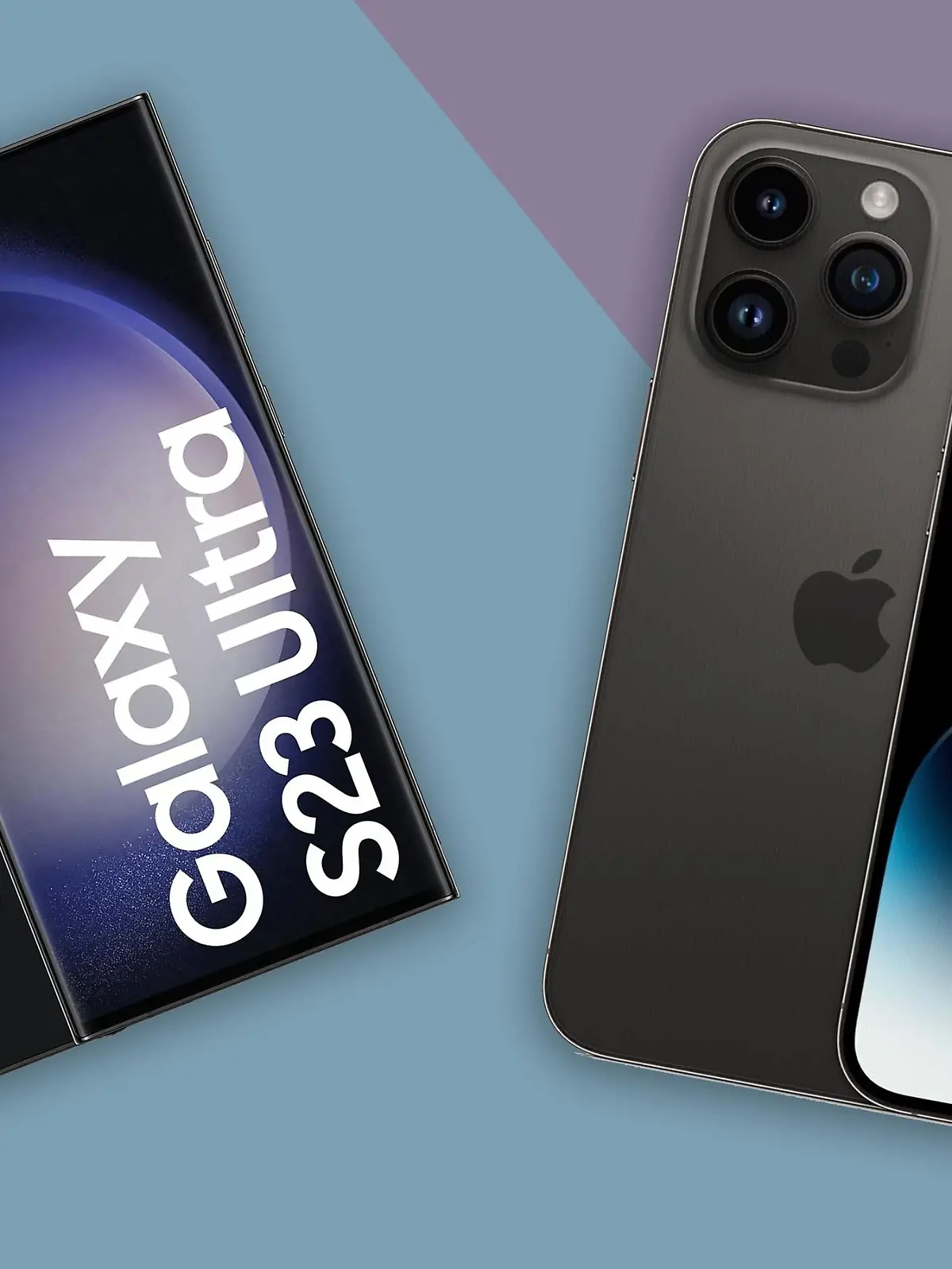Apple und Samsung Smartphone