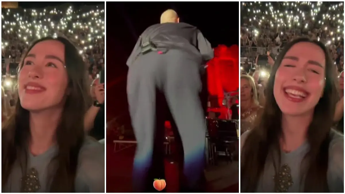 Aurora Ramazzotti teilt Eindrücke ihres Konzertabends auf Instagram.