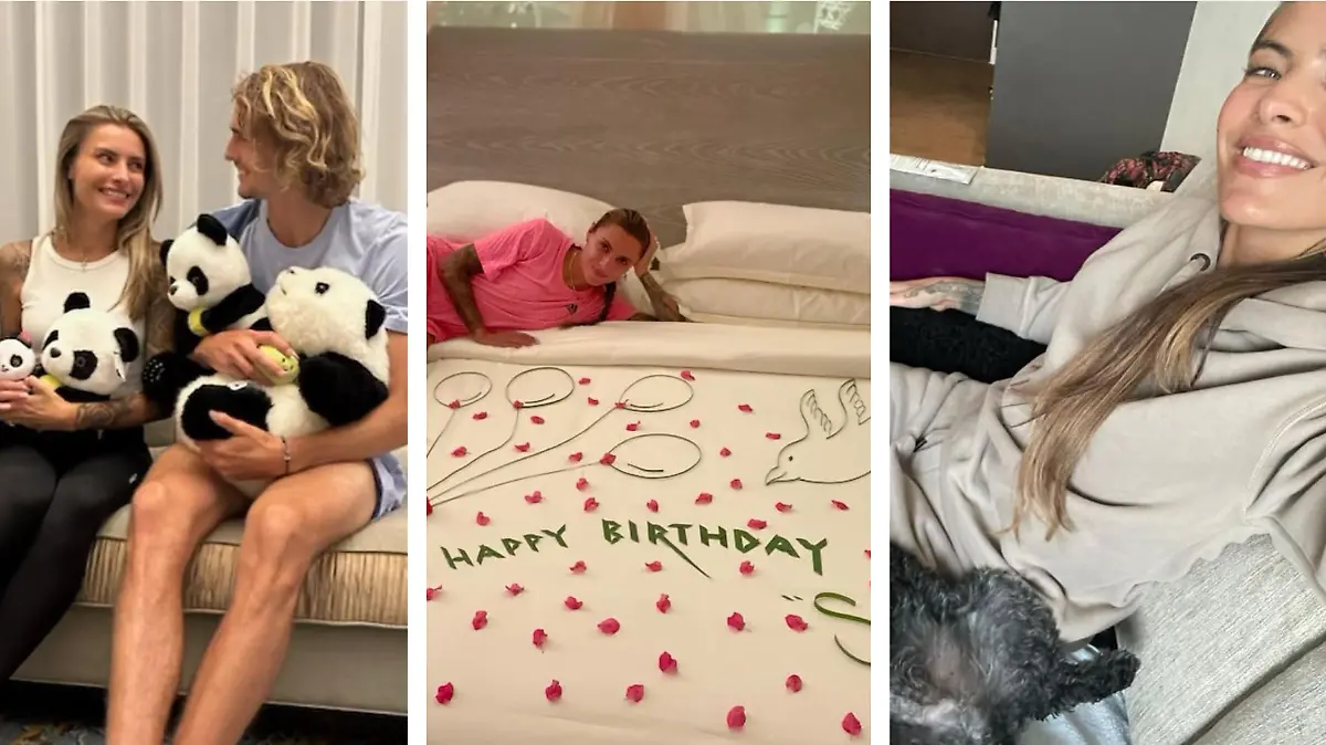 Mit diesen Schnappschüssen gratuliert Alexander Zverev Sophia Thomalla zum Geburtstag.