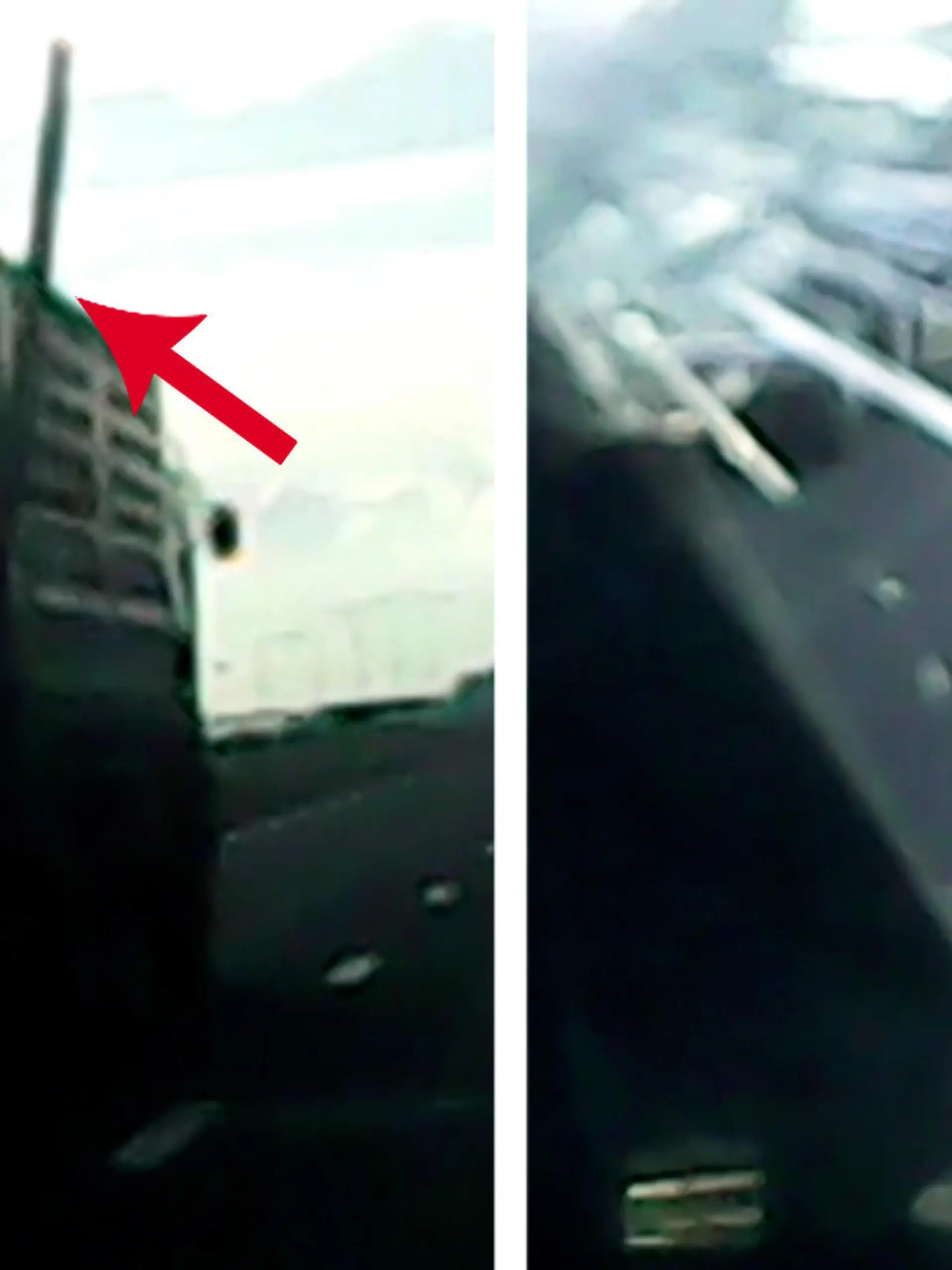 Bei voller Fahrt kracht eine Metallstange auf eine Windschutzscheibe eines auf der Autobahn fahrenden PKW. Ein Laster hatte die Ladung zuvor verloren.