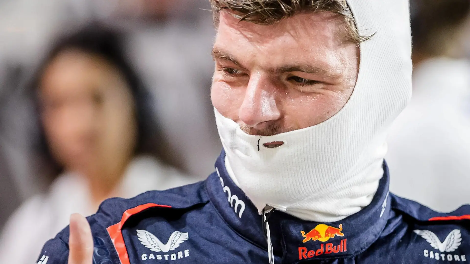 QATAR - Max Verstappen Red Bull Racing after qualifying prior to the Formula 1 Grand Prix at the Lusail International Circuit in Qatar. Verstappen only needs 3 more points to win his third world title in Formula 1. ANP SEM VAN DER WAL Qualification 2023/2024 xVIxANPxSportx/xxANPxIVx 480402186 originalFilename: 480402186.jpg