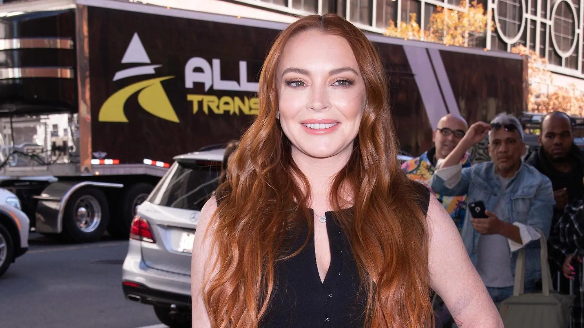 Lindsay Lohan And Aliana Lohan At Drew Barrymore Show Taping. Featuring: Lindsay Lohan Where: New York, New York, United States When: 10 Nov 2022 Credit: Janet Mayer/startraksphoto.com/Cover Images PUBLICATIONxNOTxINxUKxFRA Copyright: xx 52167701