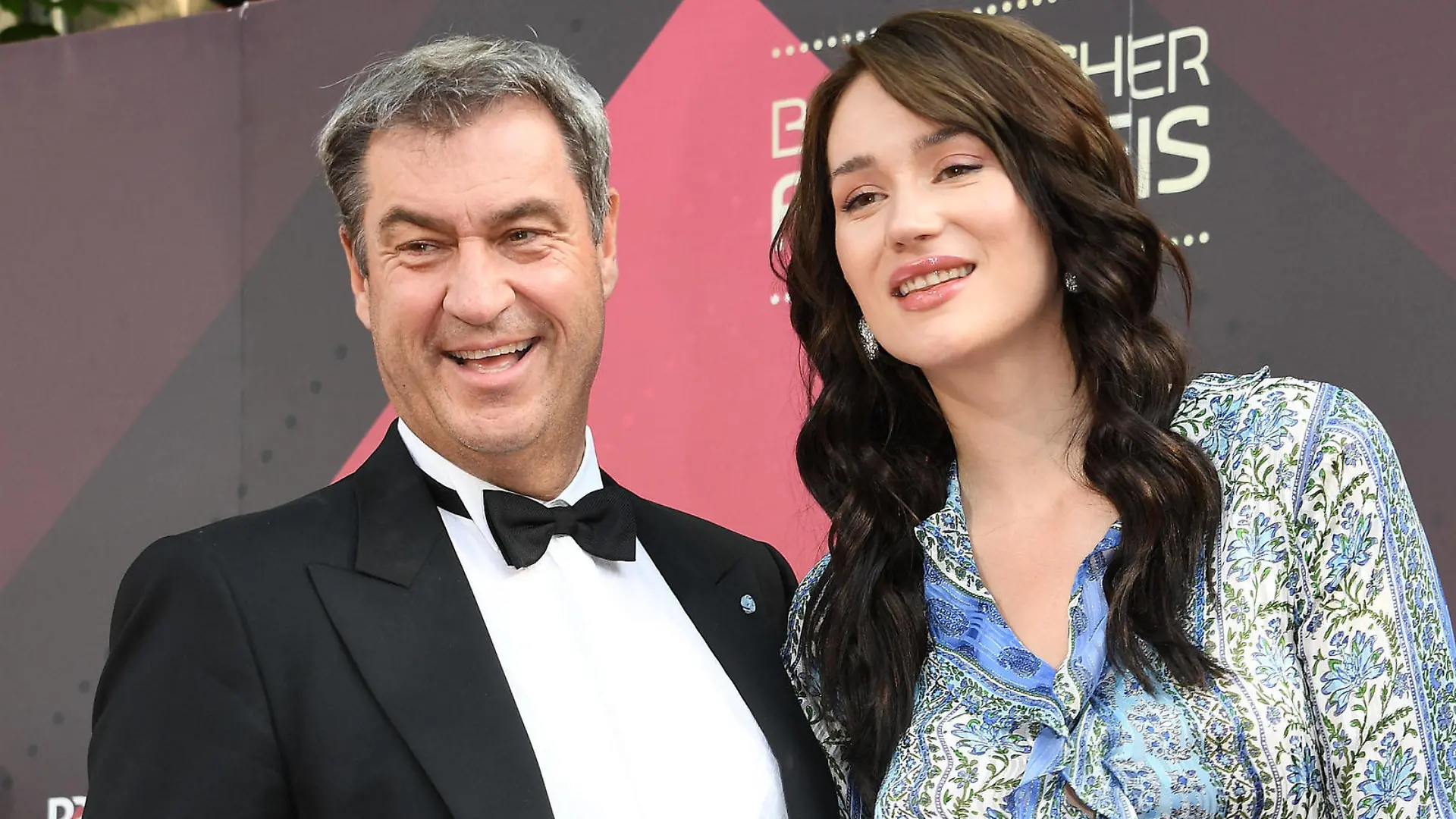Markus Soeder und seine Tochter Gloria Sophie Burkandt bei der Verleihung Bayerischer Filmpreis am 16.06.2023 im Prinzregententheater in Muenchen Bayerischer Filmpreis 2023 in Muenchen *** Markus Soeder and his daughter Gloria Sophie Burkandt at the Bavarian Film Award ceremony on 16 06 2023 at the Prinzregententheater in Munich Bavarian Film Award 2023 in Munich PUBLICATIONxINxGERxSUIxAUTxONLY