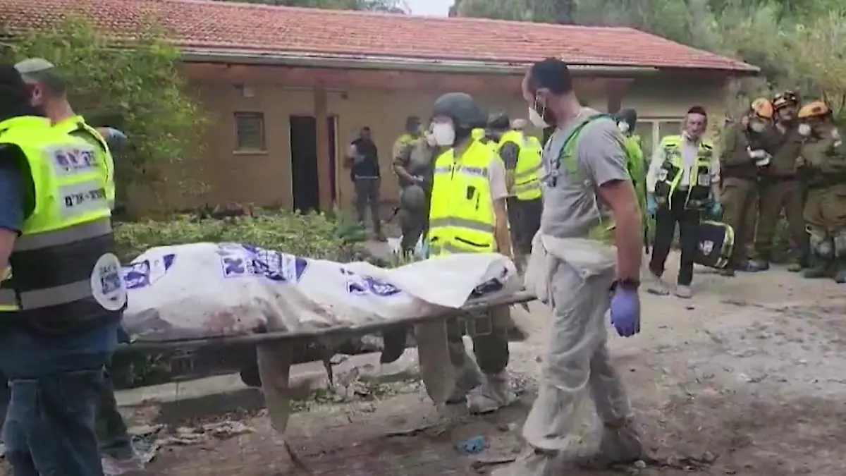 Entsetzen nach Kibbuz-Massaker Jeder zehnte Bewohner ermordet