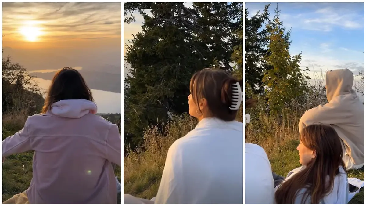 Julian Zietlow ist während seiner Nackt-Meditation nicht alleine