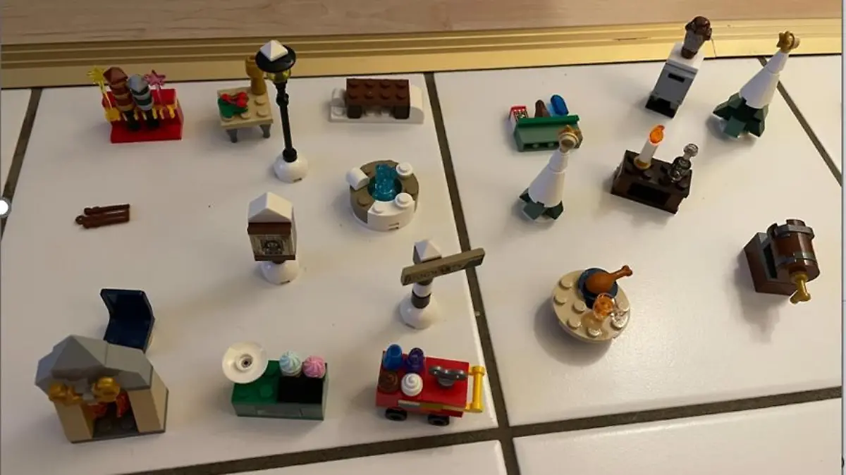 LEGO Harry Potter-Adventskalender 2023: Große Teile