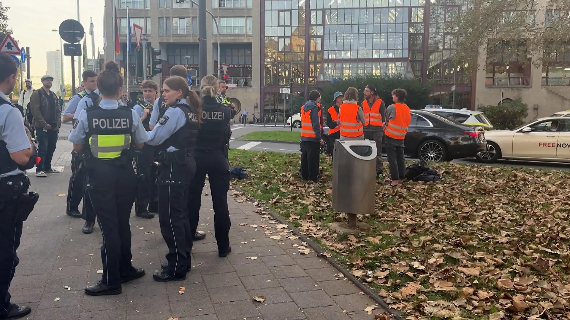 Die Polizei konnte den Protest der "Letzten Generation" noch verhindern