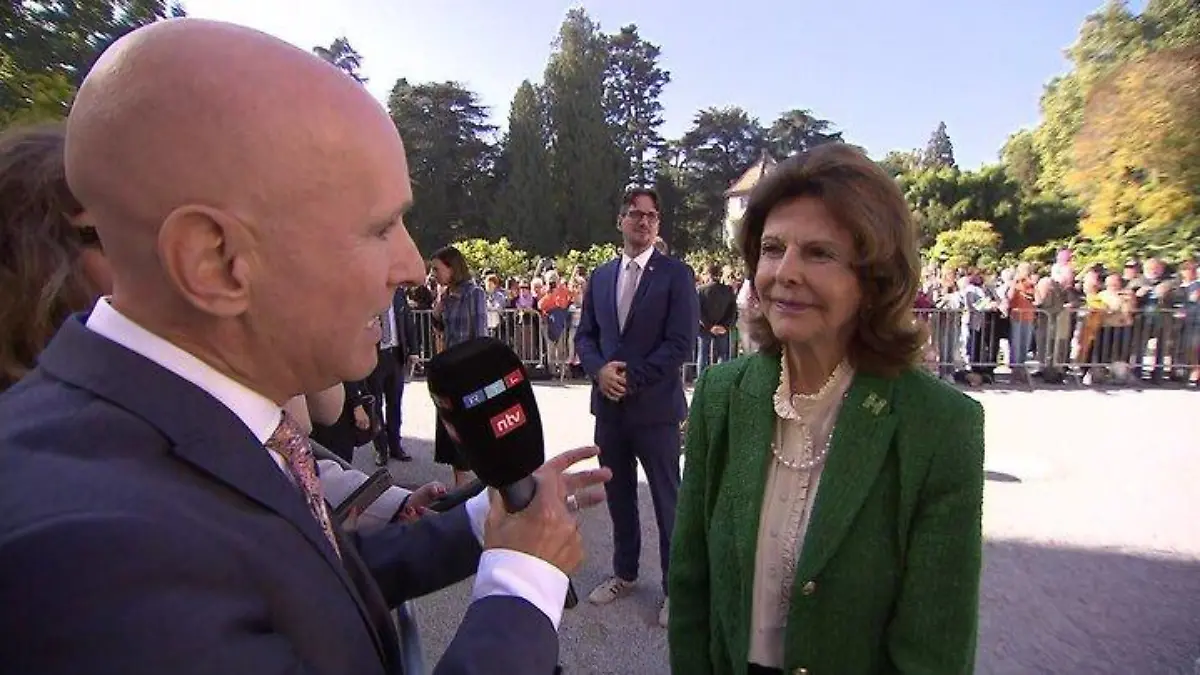 Königin Silvia von Schweden im Interview mit Michael Begasse