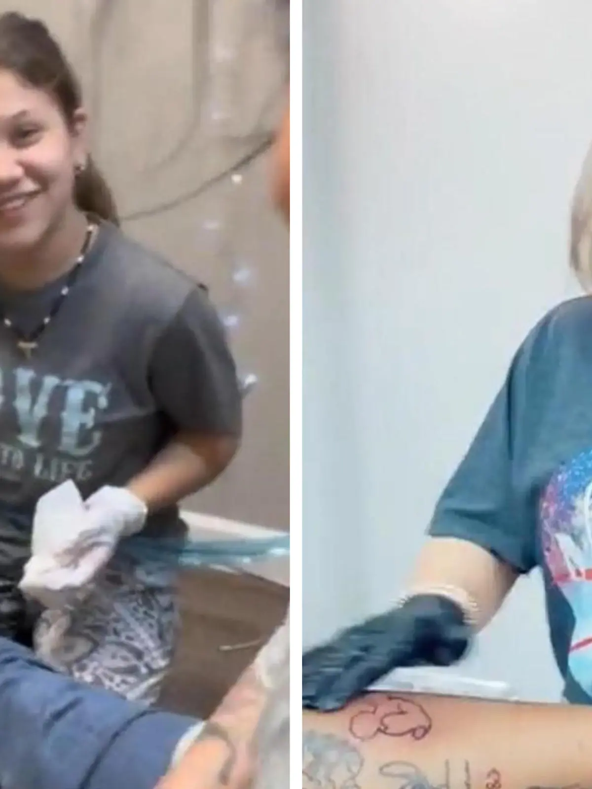 Die 12-jährige Natalie Dejesus aus Fort Worth, Texas (USA) startet als Tattoo-Künstlerin so richtig durch. Geerbt hat sie das Talent von ihrer Mutter Ariel. Der Verkaufsschlager sind Tattoos, bei denen sich die Kunden die Augen verbinden und Natalie das Motiv aussucht. Bekannt wurde sie vor einem Jahr durch soziale Medien. Dadurch kommen Kunden aus der ganzen Welt zu ihr. Aus Alaska, Hawaii, Schottland oder Russland.