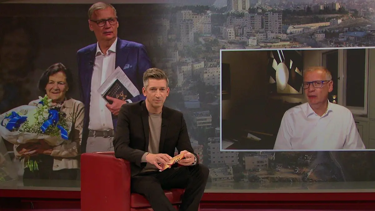 Günther Jauch ist bei Stern TV zugeschaltet, dort spricht er auch über die enge Freundschaft zu Eva Erben.