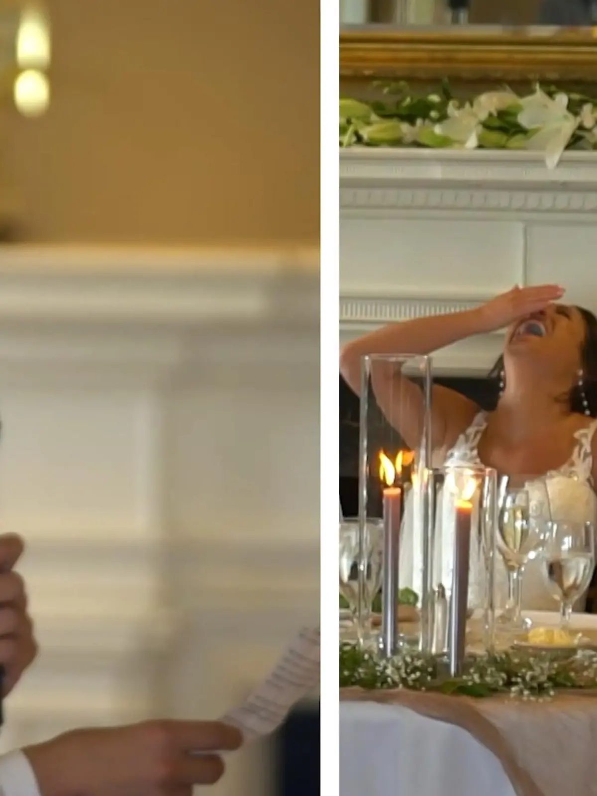 Diese Rede hat's in sich. Jordan (12) bringt auf der Hochzeit seiner Mutter und seines Stiefvaters die Gäste zum Lachen - im Video.