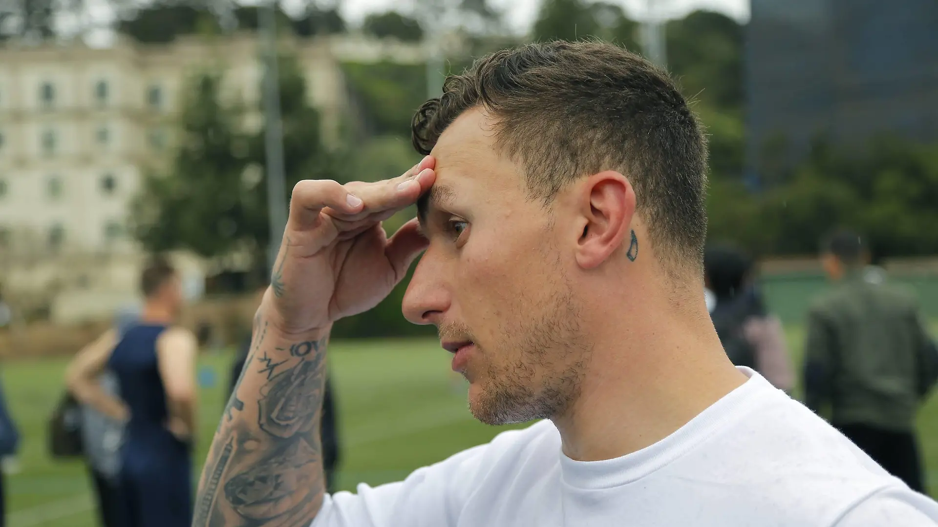 March 22, 2018 - San Diego, CA, USA - Former NFL American Football Herren USA quarterback Johnny Manziel threw at University of San Diego s Pro Day on March 22, 2018. Johnny Manziel attracts large NFL turnout to USD Pro Day  - ZUMAm67_ 20180322_zaf_m67_003 Copyright: xK.C.xAlfredx