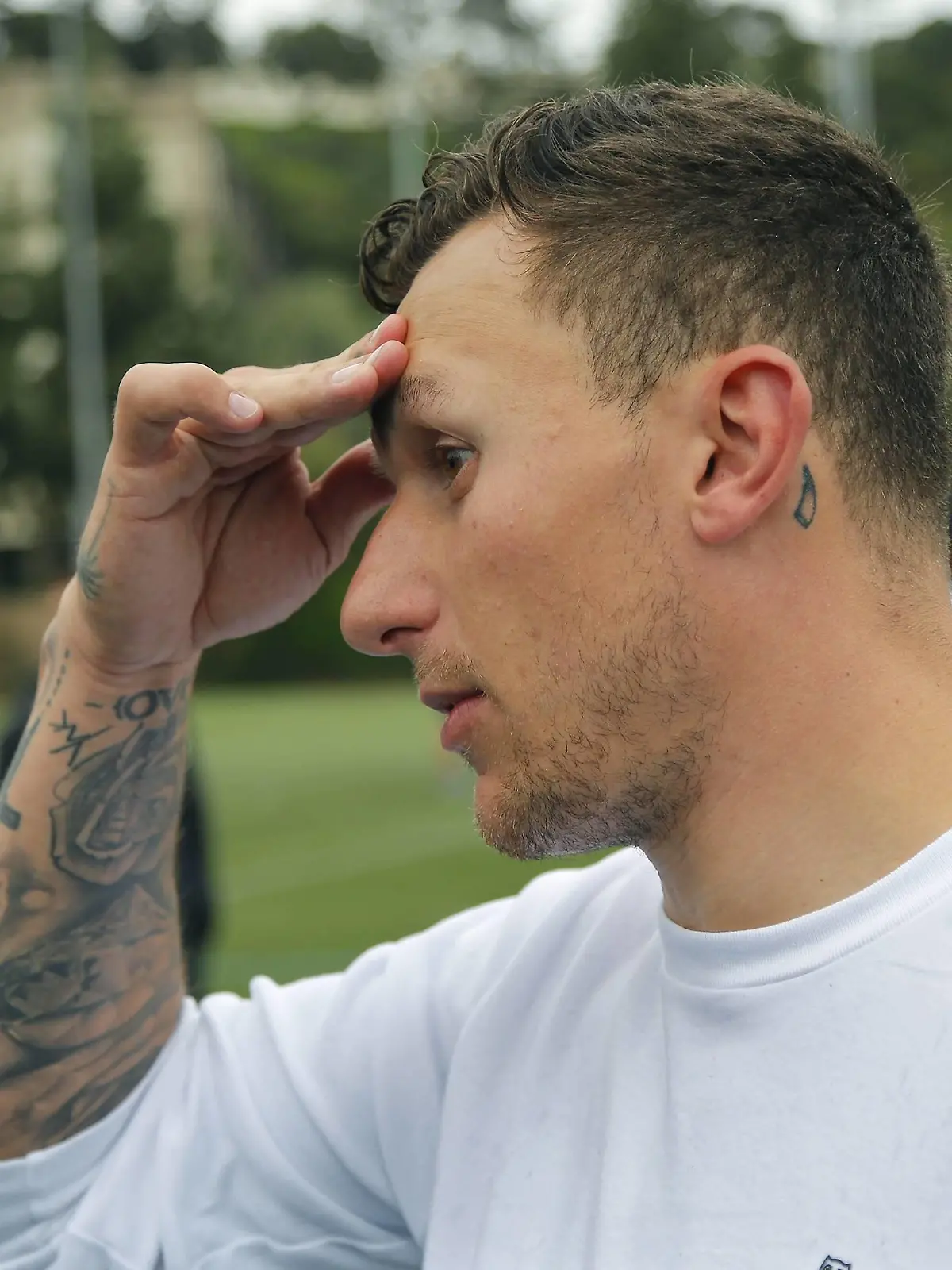 March 22, 2018 - San Diego, CA, USA - Former NFL American Football Herren USA quarterback Johnny Manziel threw at University of San Diego s Pro Day on March 22, 2018. Johnny Manziel attracts large NFL turnout to USD Pro Day  - ZUMAm67_ 20180322_zaf_m67_003 Copyright: xK.C.xAlfredx