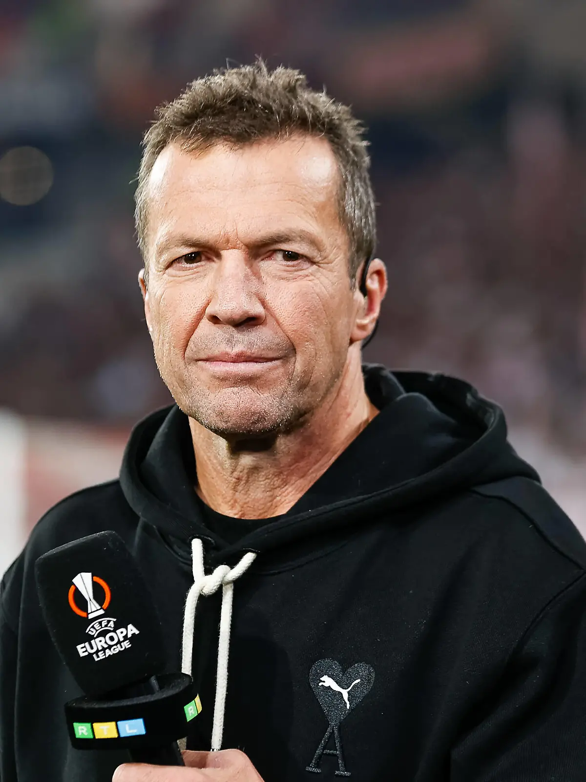 Lothar Matthaeus Co-Moderator im Interview , GER, SC Freiburg vs. Olympiacos FC, Fussball, UEFA Europa League, 5. Spieltag, Gruppenphase, 27.10.2022 GER, SC Freiburg vs. Olympiacos FC, Fussball, UEFA Europa League, 5. Spieltag, Gruppenphase, 27.10.2022 Freiburg im Breisgau *** Lothar Matthaeus Co host interview , GER, SC Freiburg vs Olympiacos FC, Football, UEFA Europa League, Matchday 5, Group Stage, 27 10 2022 GER, SC Freiburg vs Olympiacos FC, Football, UEFA Europa League, Matchday 5, Group Stage, 27 10 2022 Freiburg im Breisgau, Germany Copyright: xEibner-Pressefoto/GrantxHubbsx EP_GHS