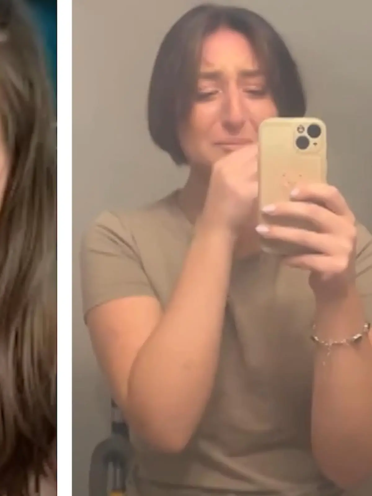 Sie wollte nur eine Typveränderung: Doch der Haarschnitt-Alptraum wird für TikTokerin Evelyn zur schrecklichen Realität - im Video.