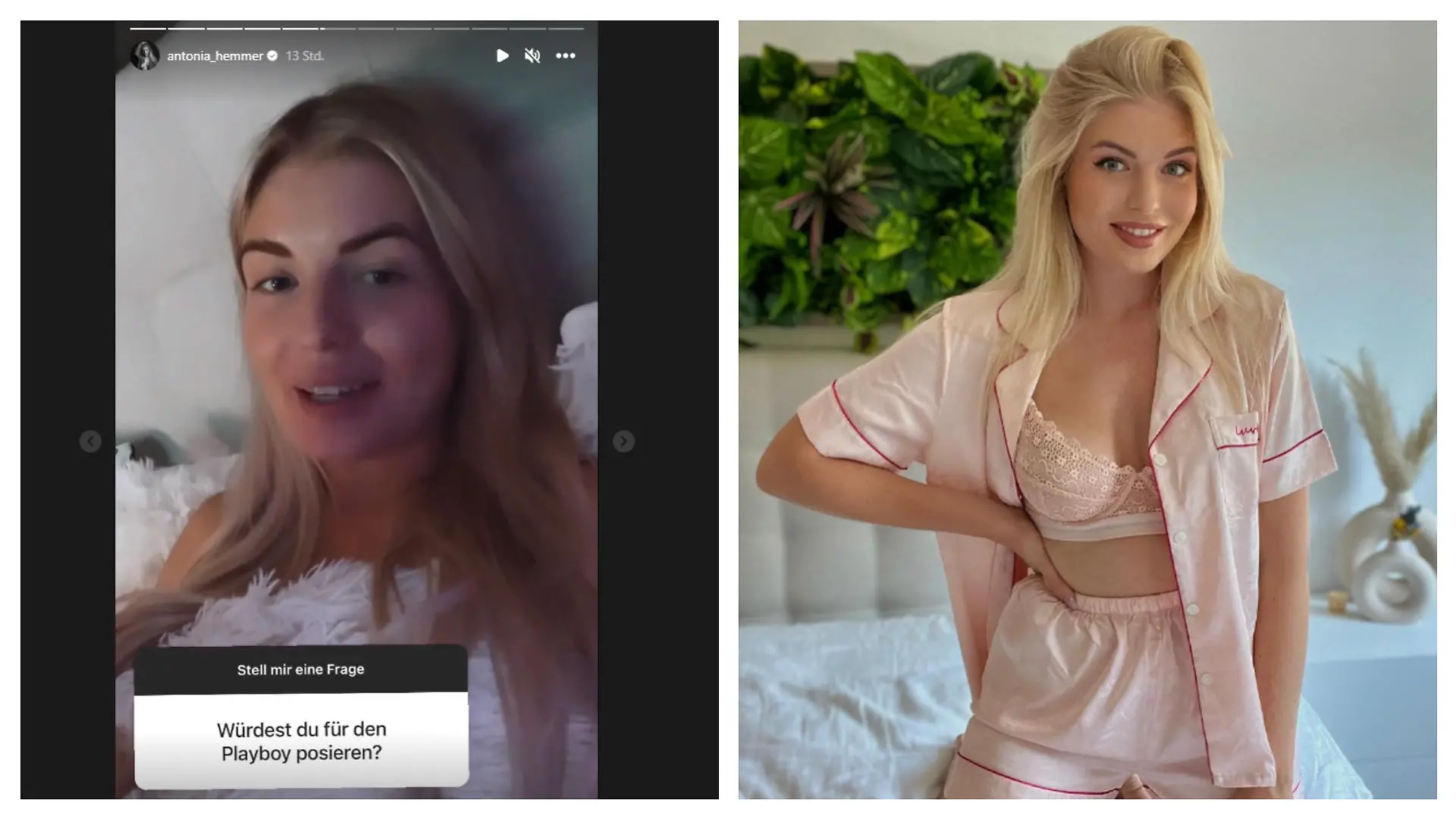 Antonia Hemmer will in den Playboy