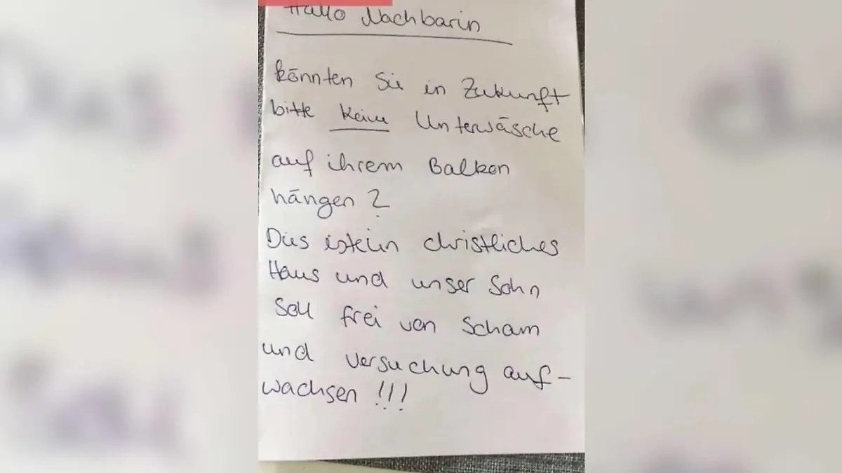 Reddit Frau will Nachbarin das Wäschetrocknen verbieten.