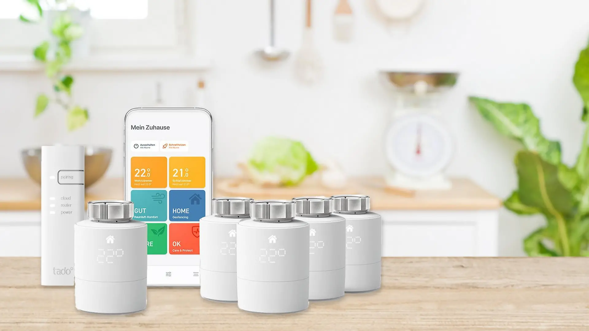 tado Heizkörperthermostate mit Bridge und App