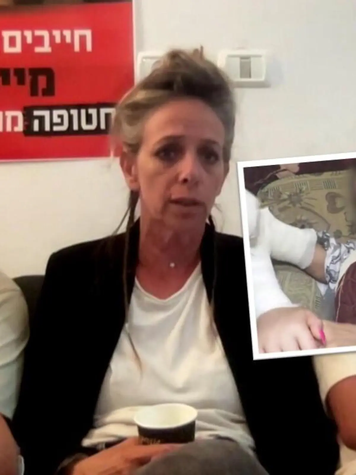 Keren Scharf Schem erhielt durch das Propaganda-Video der Hamas ein Lebenszeichen ihrer aus Israel entführten Tochter.
