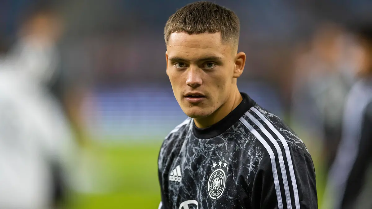 Florian Wirtz Deutschland Deutschland - Rumänien 08.10.2021, Fussball WM-Quali, Qualifikation, Saison 2021/22 Foto: Moritz Müller *** Florian Wirtz Germany Romania 08 10 2021, football world cup qualifier, qualifier, season 2021 22 photo Moritz Müller