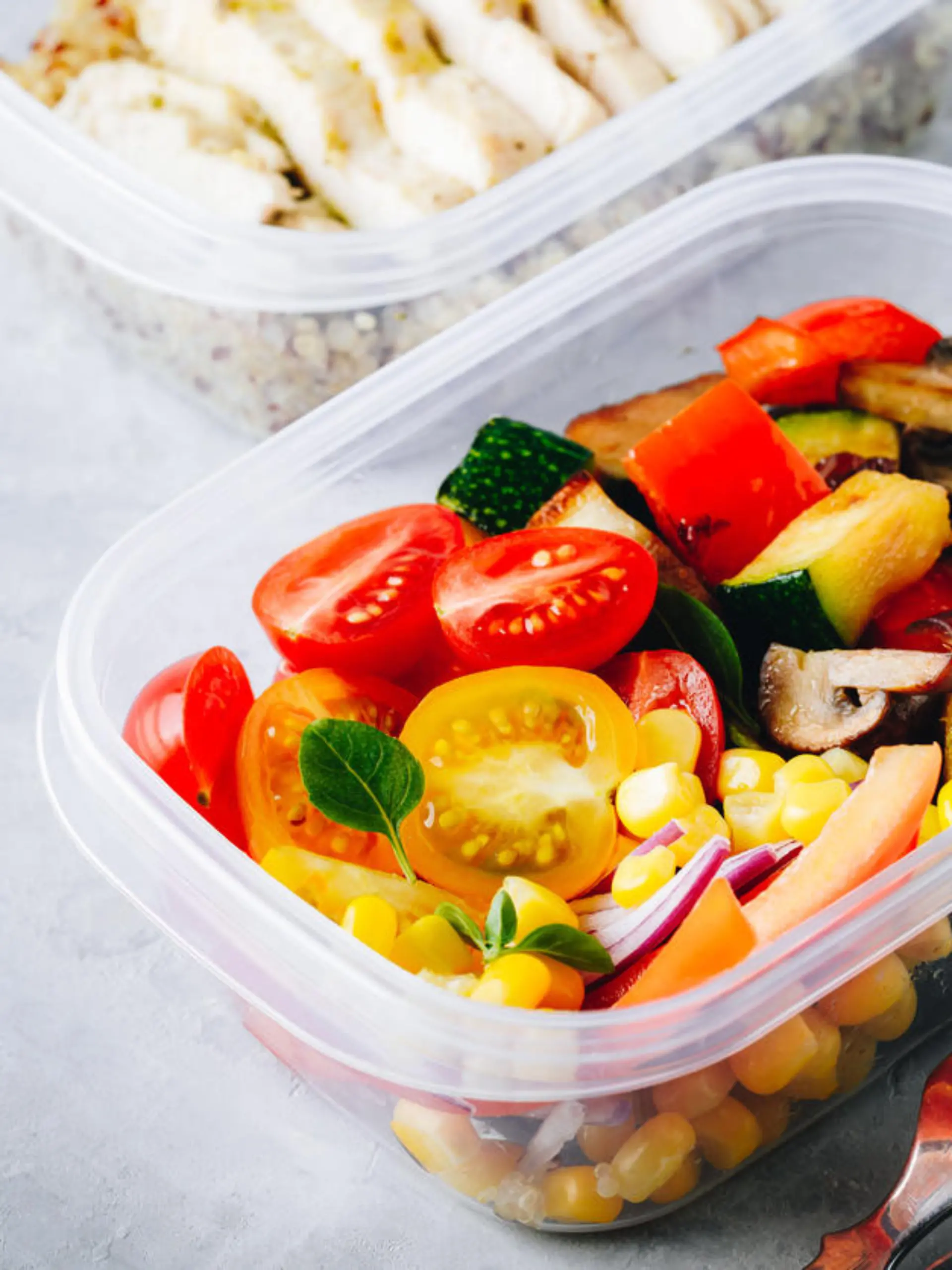 Meal-Prep-Wochenplan in der Vorbereitung