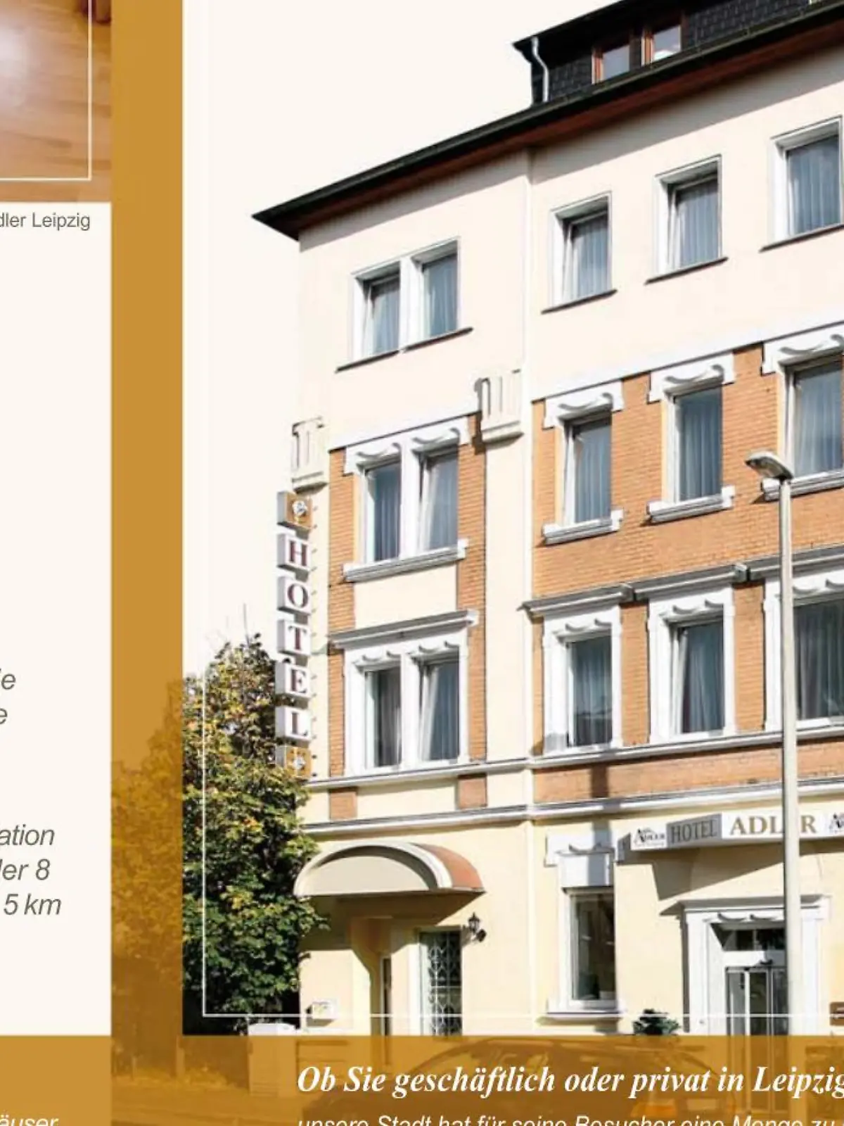 Hotel Adler in Leipzig.