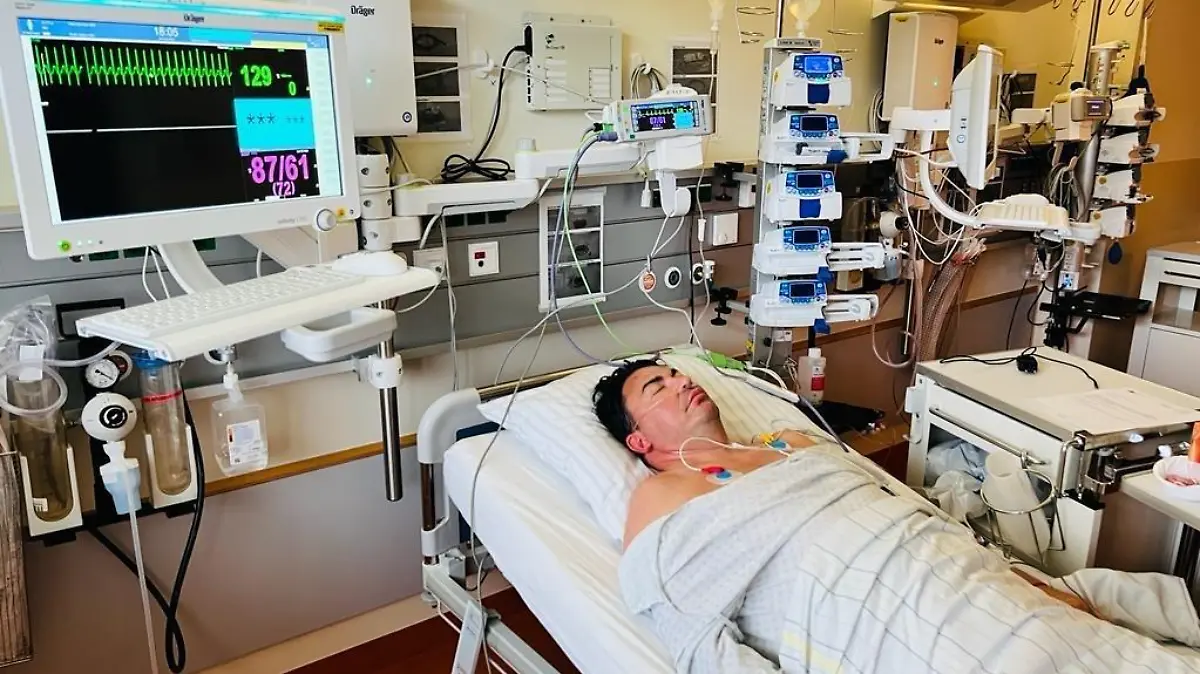 Matthias Mangiapane verbrachte seinen 40. Geburtstag im Krankenhaus.