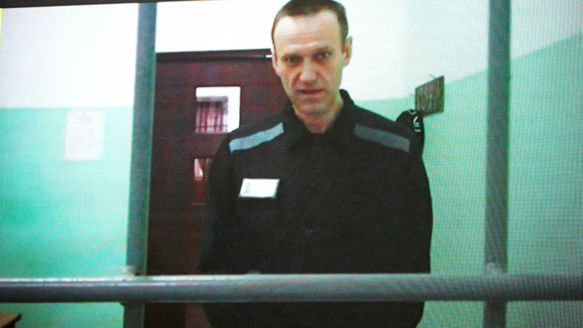 SCREENSHOT - 22.06.2023, Russland, Moskau: Dieses Foto einer Live-Übertragung zeigt Alexej Nawalny, Oppositionspolitiker aus Russland, während einer Anhörung vor dem Obersten Gerichtshof. Foto: Alexander Zemlianichenko/AP/dpa +++ dpa-Bildfunk +++