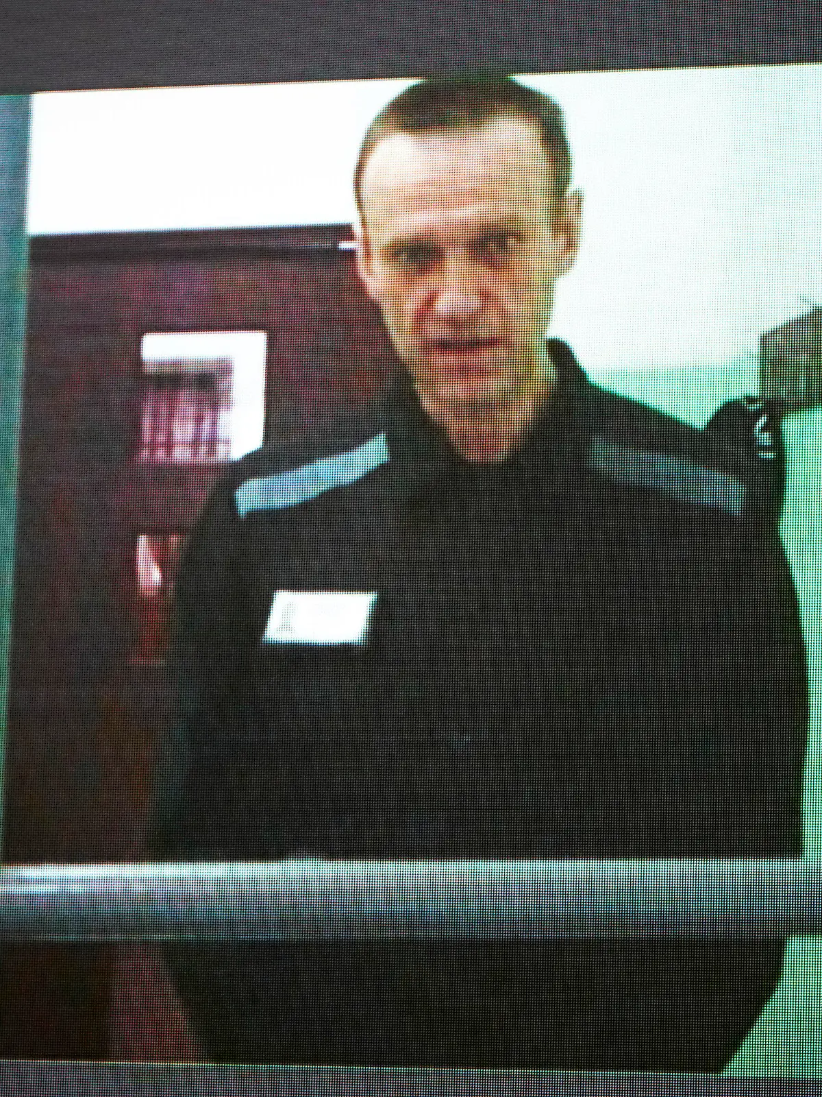 SCREENSHOT - 22.06.2023, Russland, Moskau: Dieses Foto einer Live-Übertragung zeigt Alexej Nawalny, Oppositionspolitiker aus Russland, während einer Anhörung vor dem Obersten Gerichtshof. Foto: Alexander Zemlianichenko/AP/dpa +++ dpa-Bildfunk +++