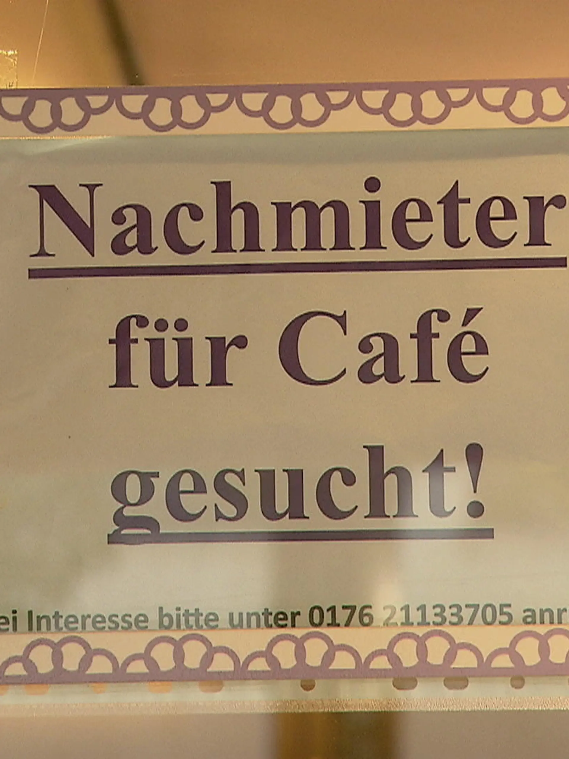 Bild zu: "Konditor muss schließen"