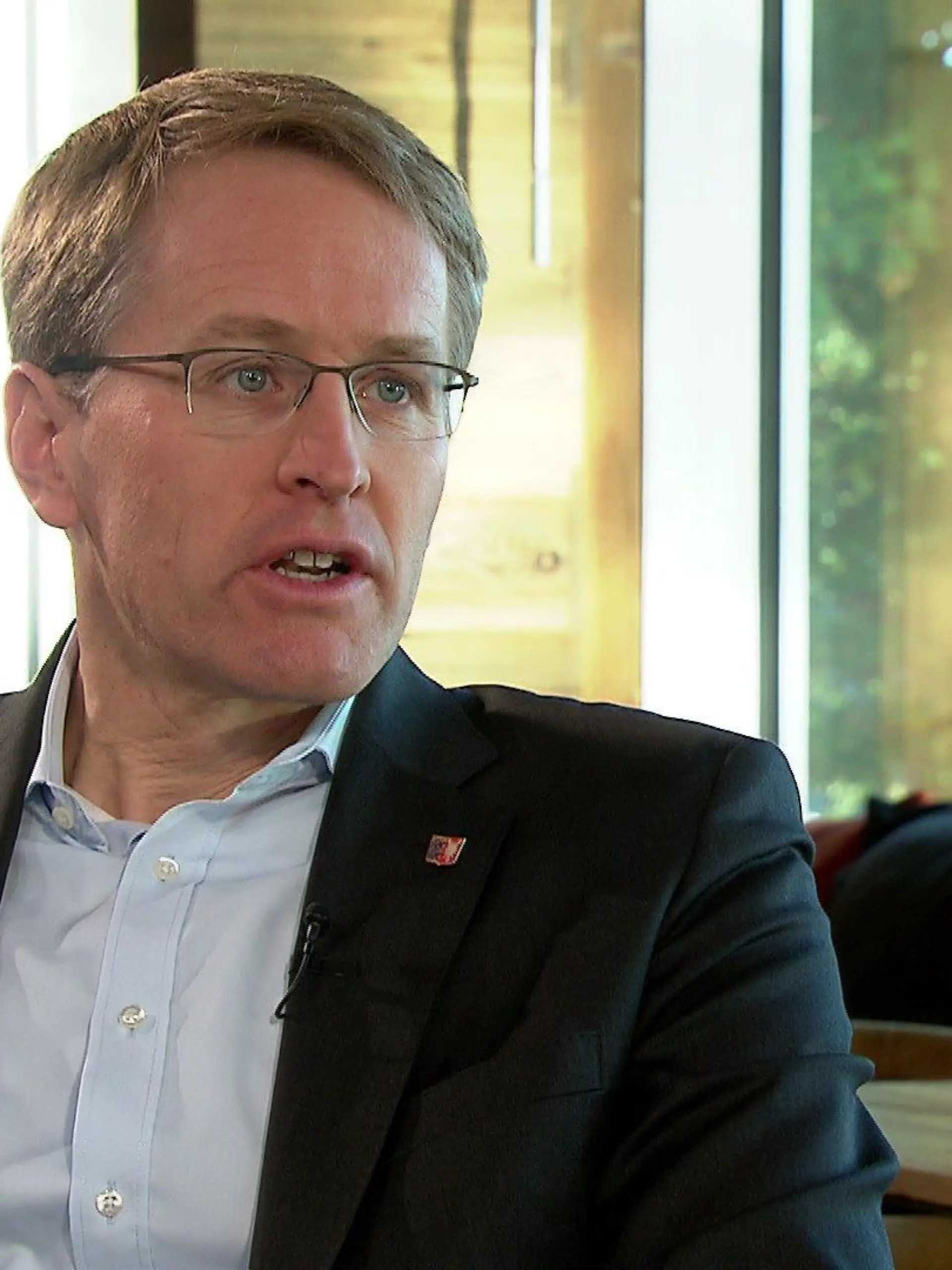 Schleswig-Holsteins Ministerpräsident Daniel Günther (CDU) im Interview mit RTL Nord.