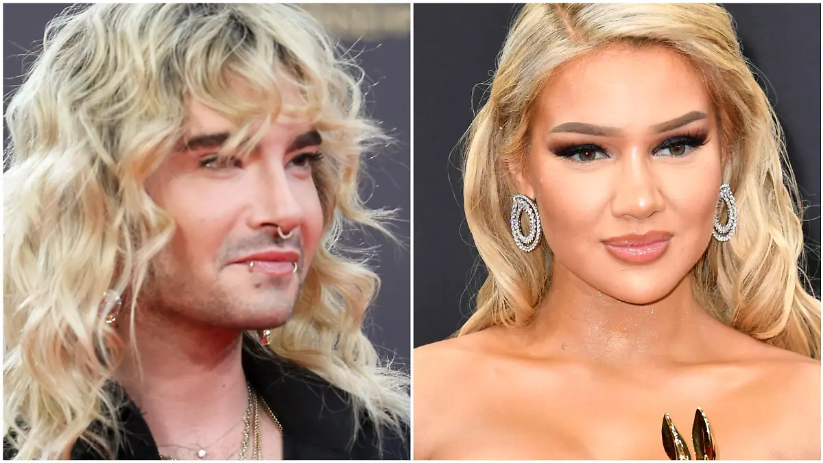 Bill Kaulitz und Shirin David (Collage)