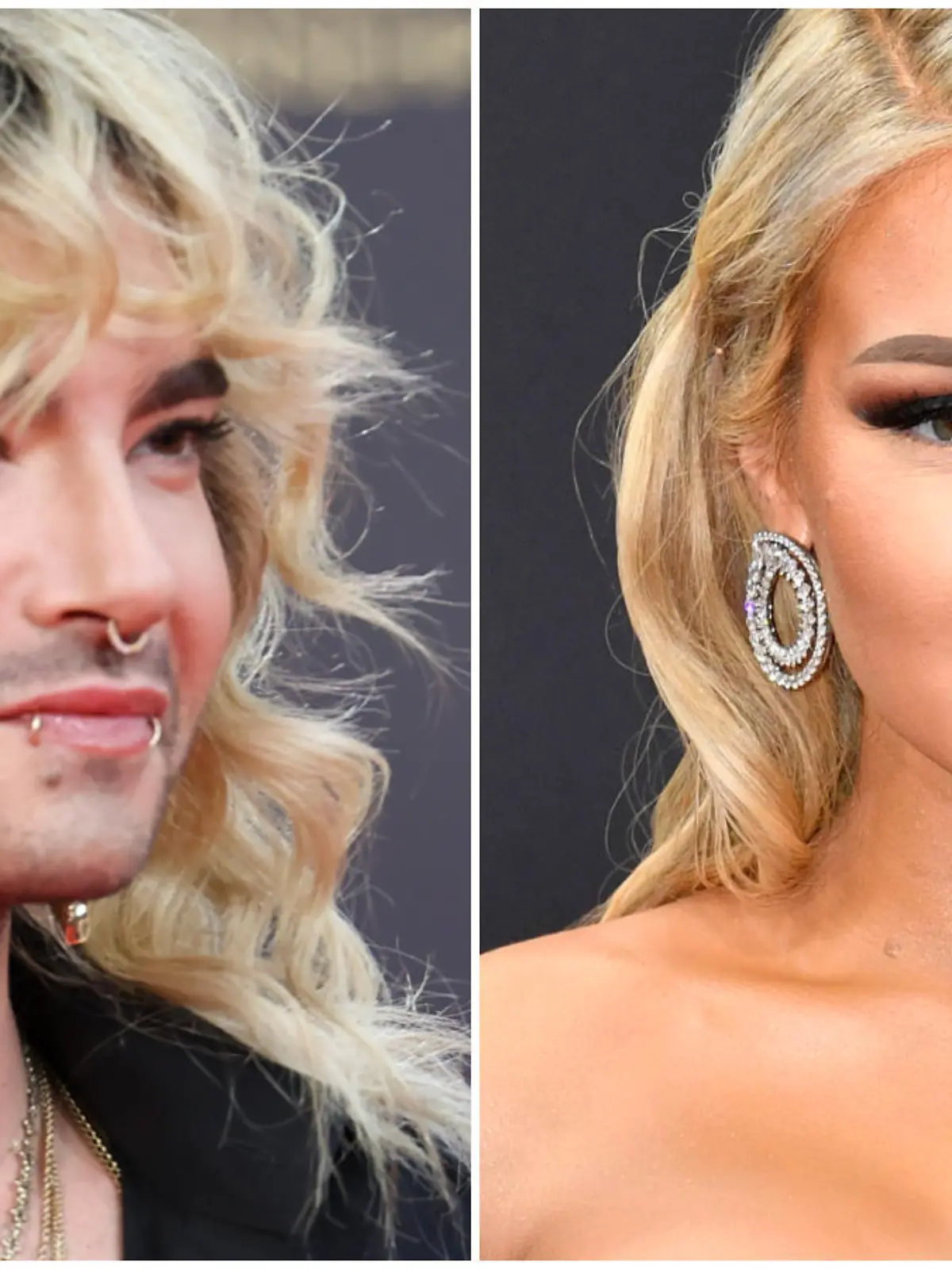 Bill Kaulitz und Shirin David (Collage)