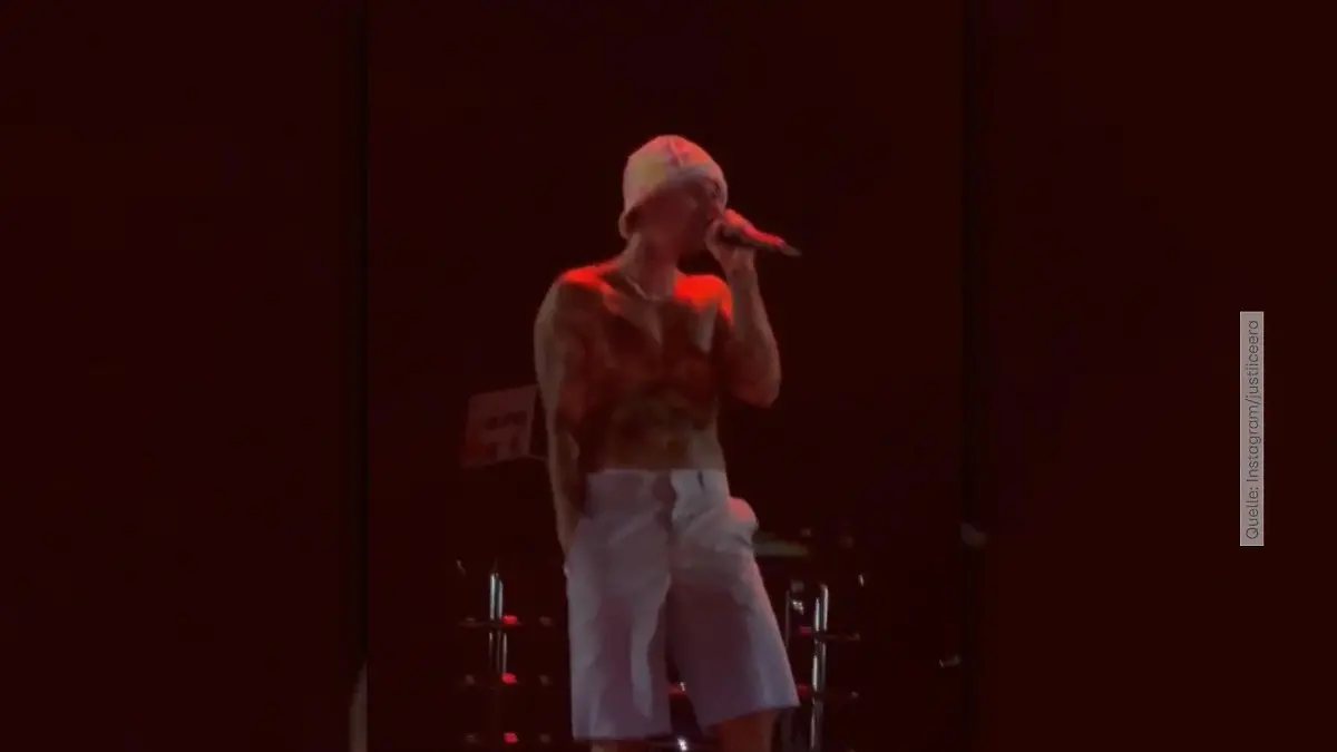 Justin Bieber steht endlich wieder auf der Bühne Nach Krankheitsausfall