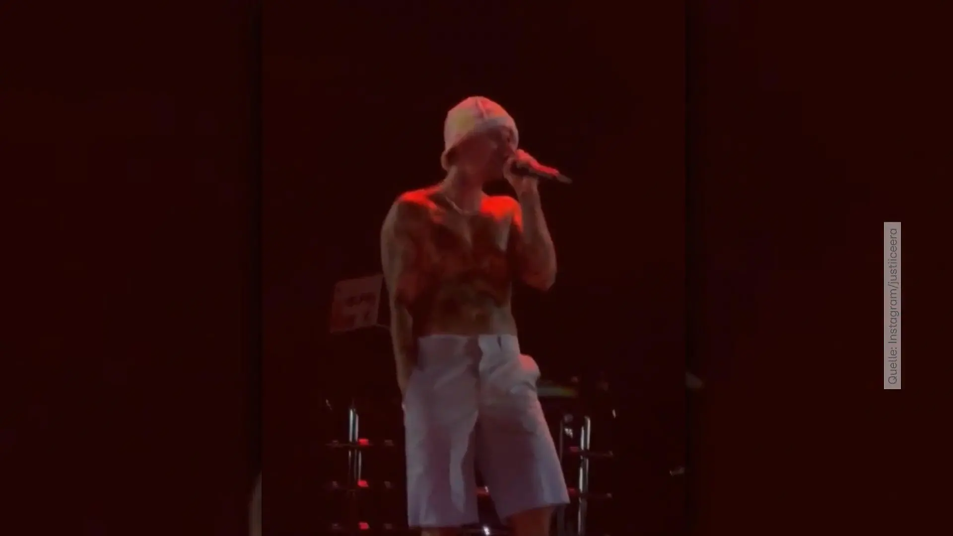 Justin Bieber steht endlich wieder auf der Bühne Nach Krankheitsausfall